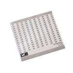 Wurth Elektronik, WR-TBL Adhesive Marker Card for use with Terminal Blocks