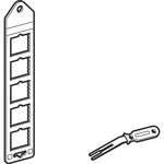 Schneider Electric, AT1 Marker Holder for use with  for use with Terminal Blocks