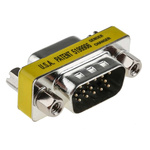 RS PRO D-sub Adapter Male 15 Way D-Sub to Female 15 Way D-Sub