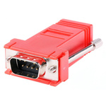 RS PRO D Sub Adapter Male 9 Way D-Sub to Female RJ45