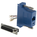 RS PRO D Sub Adapter Female 25 Way D-Sub to Female RJ45