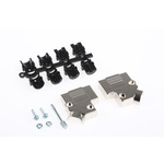 MH Connectors MHD45PK Series ABS Angled D Sub Backshell, 9 Way, Strain Relief