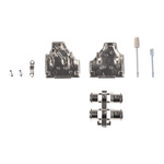 MH Connectors MHDM35 Series Zinc Angled D Sub Backshell, 15 Way, Strain Relief