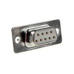 RS PRO 9 Way Panel Mount D-sub Connector Socket, 2.8mm Pitch