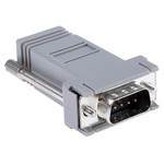 RS PRO D Sub Adapter Female RJ11 to Male 9 Way D-Sub
