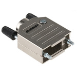 TE Connectivity ADK Series Zinc D Sub Backshell, 9 Way, Strain Relief