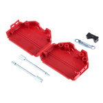 MH Connectors MHDPPK-SLIM Series Polyamide D Sub Backshell, 25 Way, Strain Relief