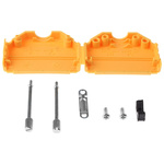 MH Connectors MHDPPK-SLIM Series Polyamide D Sub Backshell, 25 Way, Strain Relief