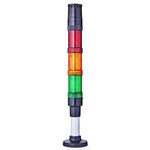 AUER Signal ECOmodul LED Beacon Tower With Buzzer, 3 Light Elements, Amber, Green, Red, 24 V ac/dc