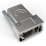 TE Connectivity Die Cast Zinc Angled D Sub Backshell, 9, 15 Way