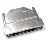 TE Connectivity Die Cast Zinc Angled D Sub Backshell, 37, 42 Way