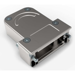 TE Connectivity Die Cast Zinc D Sub Backshell, 15, 26 Way