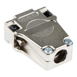 Phoenix Contact DSSC Series Die Cast Zinc D Sub Backshell, 9 Way, Strain Relief