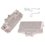 3M 3357 Series Aluminium D Sub Backshell, 50 Way, Strain Relief