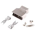 3M 103 Series Die Cast Aluminium D Sub Backshell, 20 Way, Strain Relief