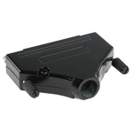 MH Connectors MHDTZK-BK Series Zinc D Sub Backshell, 37 Way, Strain Relief