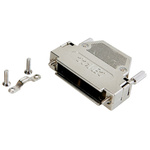 CONEC 165X Series Plastic D Sub Backshell, 9 Way, Strain Relief
