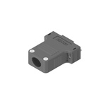 CONEC 165X Series Plastic D Sub Backshell, 15 Way, Strain Relief