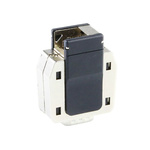 Molex 213032 Series Die Cast Zinc Angled, Straight D Sub Backshell, 3 Way, Strain Relief