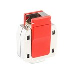 Molex 213032 Series Die Cast Zinc Angled, Straight D Sub Backshell, 3 Way, Strain Relief