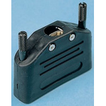 TE Connectivity Plastic D Sub Backshell, 25 Way