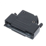 MH Connectors MHD45ZK-BK Series Zinc Angled D Sub Backshell, 25 Way, Strain Relief