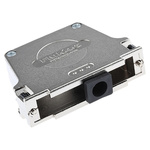 FCT from Molex FMK Series Die Cast Zinc D Sub Backshell, 37 Way, Strain Relief