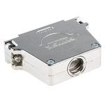 FCT from Molex FMK Series Die Cast Zinc D Sub Backshell, 50 Way, Strain Relief