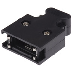 3M 103 Series PBT D Sub Backshell, 14 Way, Strain Relief