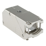 ITT Cannon DL, DLM Series Aluminium D Sub Backshell, 60 Way, Strain Relief