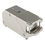 ITT Cannon DL, DLM Series Aluminium Right Angle D Sub Backshell, 96 Way, Strain Relief