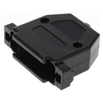 MH Connectors MHCCOV Series ABS D Sub Backshell, 25 Way, Strain Relief