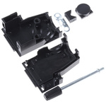 MH Connectors MHDSSK-T/P Series ABS Angled, Straight D Sub Backshell, 9 Way, Strain Relief