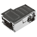 MH Connectors MHDSSK-T/M Series ABS Angled, Straight D Sub Backshell, 9 Way, Strain Relief