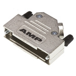 TE Connectivity ADK Series Zinc Angled D Sub Backshell, 25 Way, Strain Relief