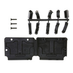 TE Connectivity 207473 Series PP, Thermoplastic D Sub Backshell, 37 Way