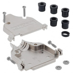 TE Connectivity AMPLIMITE Series Zinc Alloy D Sub Backshell, 25 Way