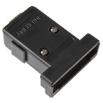 Amphenol ICC Polymer Angled, Straight D Sub Backshell, 15 Way