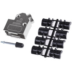ASSMANN WSW AMET Series Zinc Angled D Sub Backshell, 9 Way