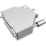TE Connectivity ADK Series Zinc D Sub Backshell, 25 Way, Strain Relief