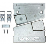 TE Connectivity Zinc Angled D Sub Backshell, 50 Way
