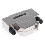 TE Connectivity ADK Series Zinc Angled D Sub Backshell, 25 Way, Strain Relief