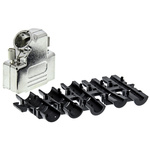 HARTING D-sub Series Metal Right Angle D Sub Backshell, 15 Way