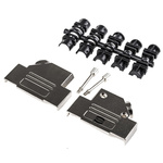 HARTING D-sub Series Metal Right Angle D Sub Backshell, 25 Way