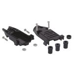TE Connectivity AMPLIMITE Series ABS D Sub Backshell, 15 Way