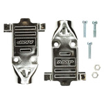 TE Connectivity AMPLIMITE Series Metal Plated Plastic D Sub Backshell, 9 Way