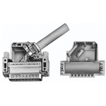 TE Connectivity AMPLIMITE Series Polymer Angled D Sub Backshell, 37 Way