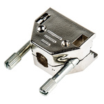 MH Connectors MHED Series ABS D Sub Backshell, 9 Way, Strain Relief
