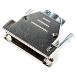 MH Connectors MHED Series ABS D Sub Backshell, 25 Way, Strain Relief