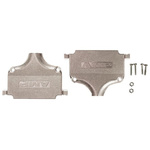 TE Connectivity AMPLIMITE Series Zinc D Sub Backshell, 37 Way